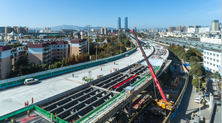 乔司至东湖路连接线高架路面提升工程